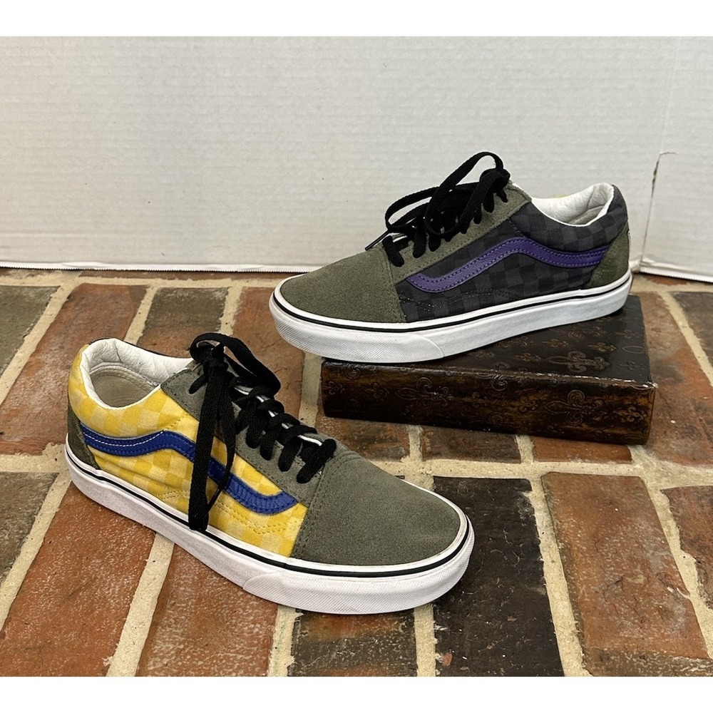 Vans Old Skool OTW Rally Sneakers Multicolor Embroidered Logo Mens‎ 7.5 Women 9